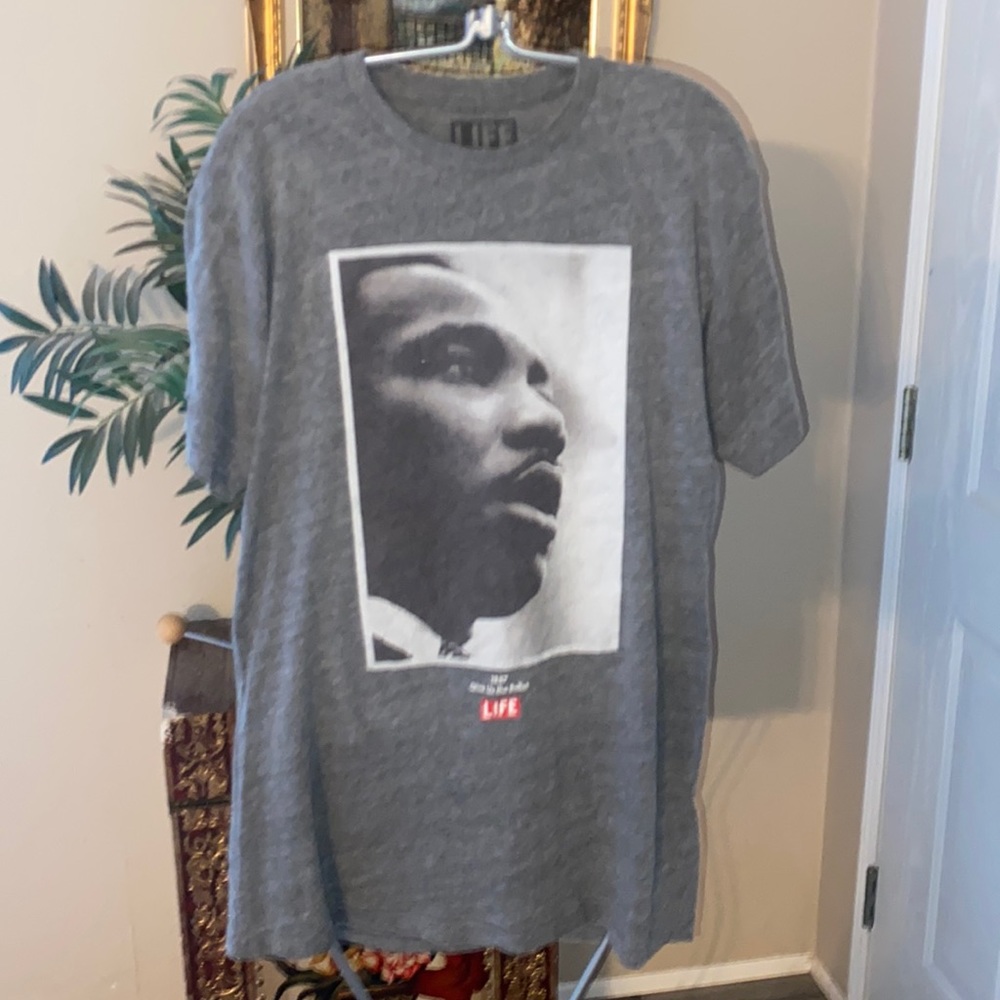 Rare vintage Malcom X Life Magazine 1957 Shirt Sz L